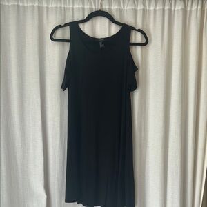 Black Cold Shoulder Dress